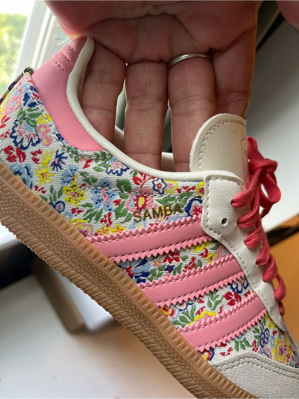 Adidas x Liberty London Samba OG Shoes •  Floral Embroidered • NWOT